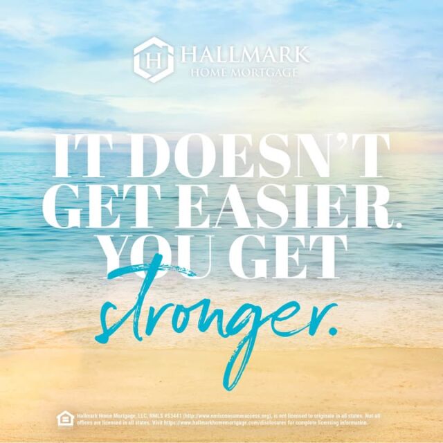 Happy #MotivationalMonday, and this week is going to be a great one! Work hard and your dreams will become a reality. #HHM #YourCommunityLender #HallmarkHomeMortgage #eHome #hhmtv